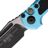 Microtech Auto LUDT Button Lock Gen III Automatic Knife Turquoise Handle For Collectors 3.5in Blade by Microtech