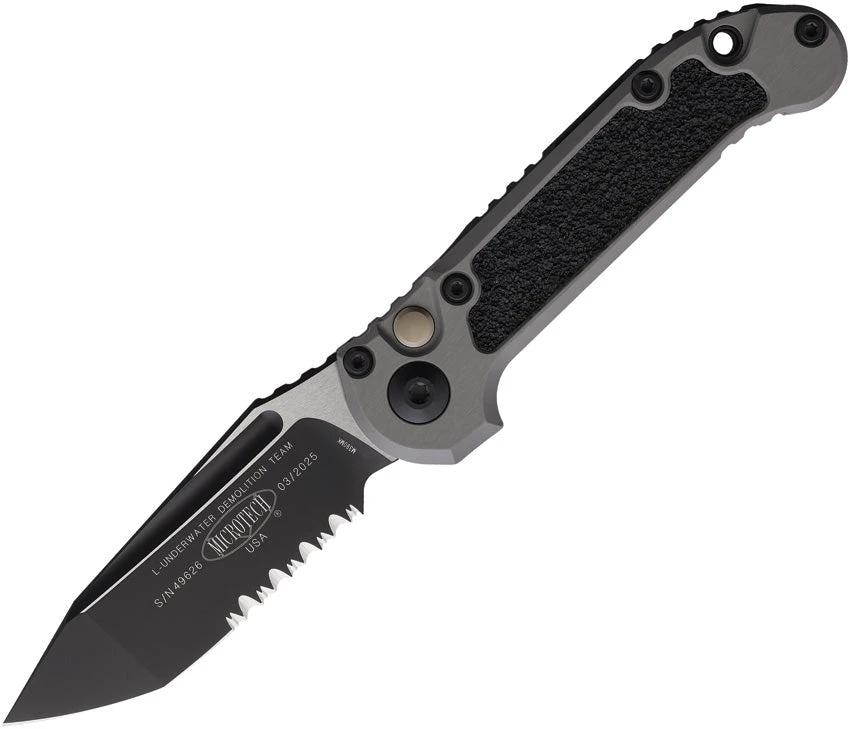 Microtech LUDT Auto Knife Gen III Button Lock 1136 2NC Premium Two Tone M390 Serrated For Collectors by Microtech