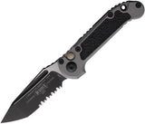 Microtech LUDT Auto Knife Gen III Button Lock 1136 2NC Premium Two Tone M390 Serrated For Collectors by Microtech
