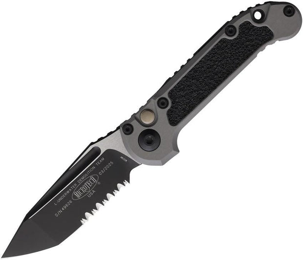 Microtech LUDT Auto Knife Gen III Button Lock 1136 2NC Premium Two Tone M390 Serrated For Collectors by Microtech