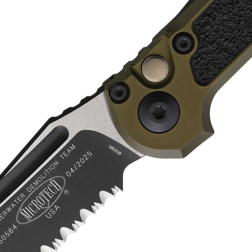 Microtech Auto LUDT Gen III 1136-3OD EDC Tactical Knife With Automatic Opening Two Tone M390MK Blade by Microtech