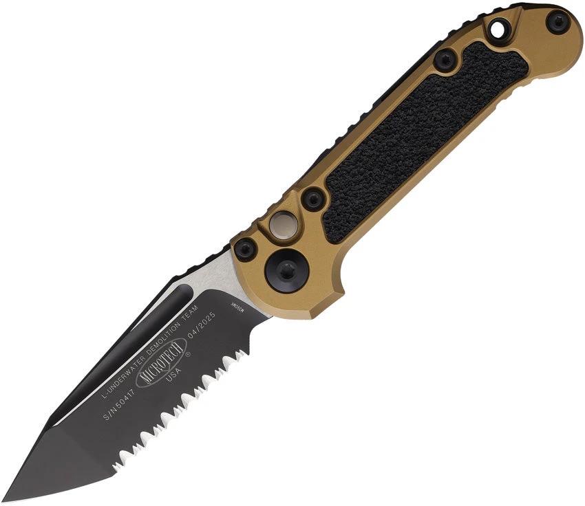 Microtech Auto LUDT Button Lock GenIII 1136-3TA by Microtech