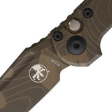 Microtech Auto LUDT Gen III 1136S Signature Series Automatic EDC Knife With Badlands Camo M390MK Tanto Blade by Microtech