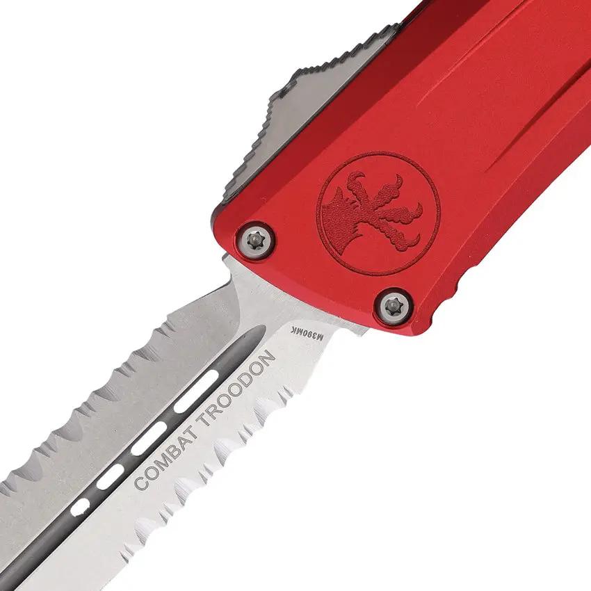 Microtech Auto Combat Troodon DE Gen III Tactical Knife For EDC Enthusiasts With Automatic Opening by Microtech