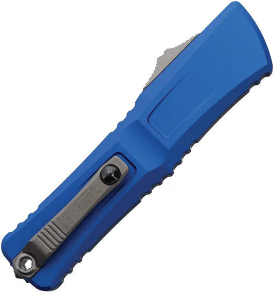 Microtech Auto Combat Troodon DE Gen III Knife For Tactical EDC Fans With 4in Serrated Blade And Glass Breaker by Microtech
