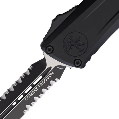Microtech Auto Combat Troodon DE Gen III 1142-2T One Handed Deployment Automatic Dagger For Collectors by Microtech