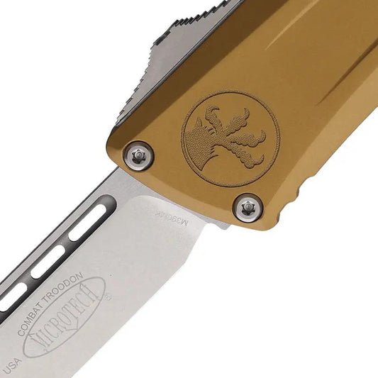 Microtech Auto Combat Troodon SE Gen III 1143-10TA Automatic Opening EDC Knife For Tactical Professionals by Microtech