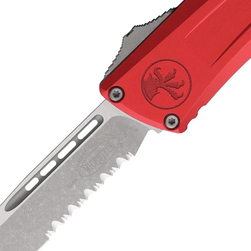 Microtech Auto Combat Troodon SE Gen III 11431-1APRD Tactical Automatic Knife For Collectors And EDC Enthusiasts by Microtech