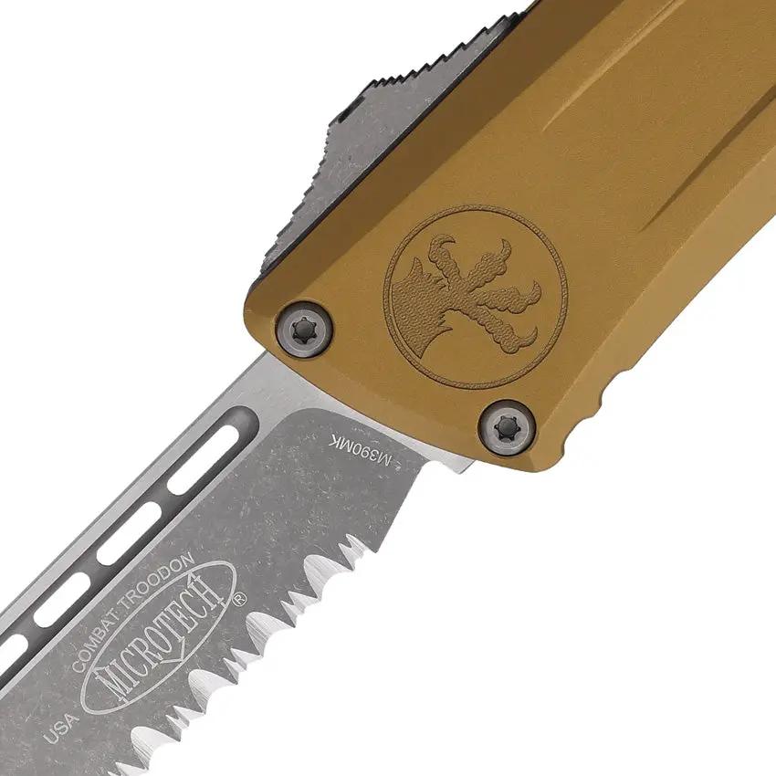 Microtech Auto Combat Troodon SE Gen III 1143-11APTA Automatic Knife For Tactical Pros And EDC Enthusiasts by Microtech