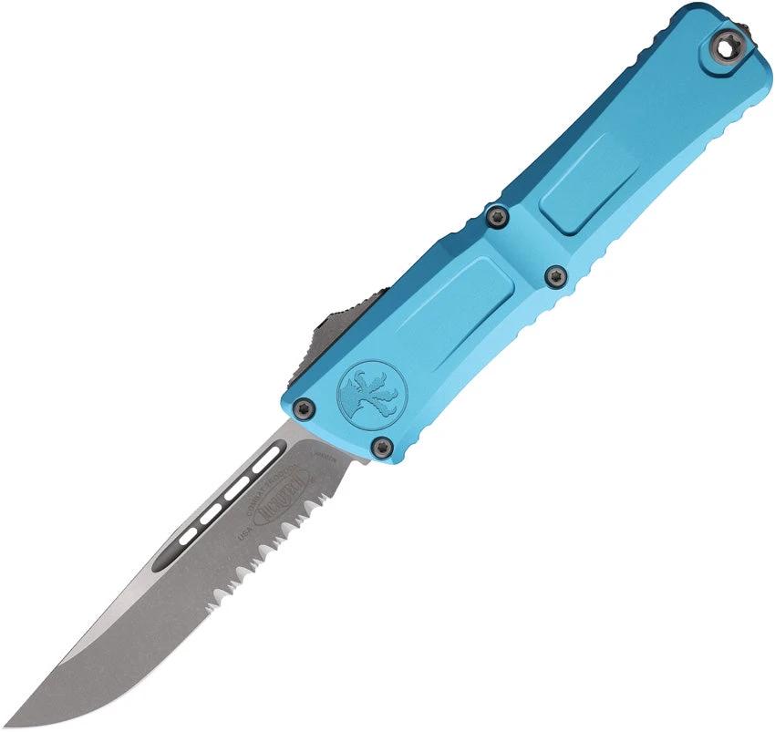 Microtech Auto Combat Troodon SE Gen III 1143 11APTQ Rapid One Hand Deployment Tactical Knife for Collectors by Microtech