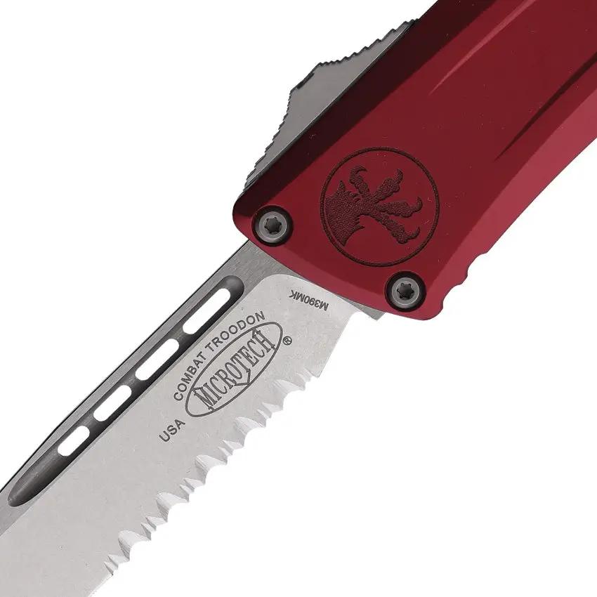 Microtech Auto Combat Troodon SE Gen III Tactical Knife For EDC Enthusiasts With Rapid One Handed Deployment by Microtech