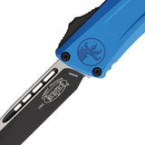 Microtech Troodon SE Gen III Auto Combat Knife For EDC Enthusiasts, 4 Inch Blade, Blue Aluminum Handle by Microtech