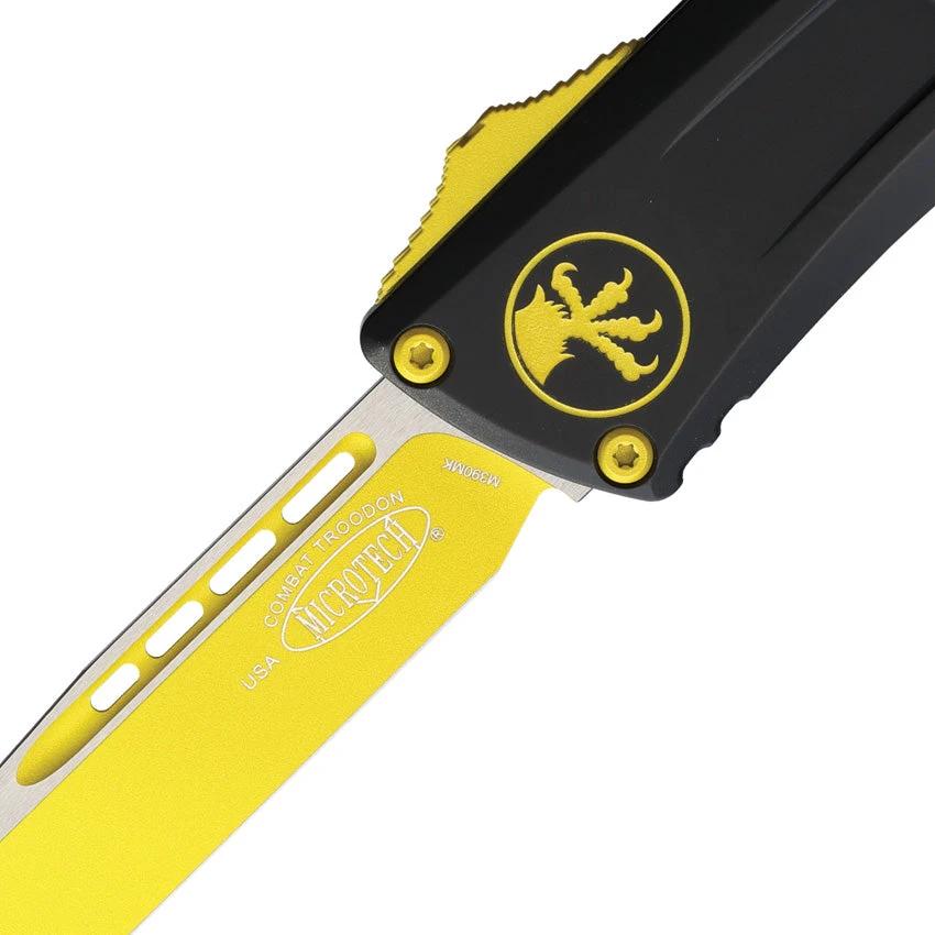Microtech Auto Combat Troodon SE Gen III 1143-1CYSK Tactical Automatic Knife For Professionals by Microtech