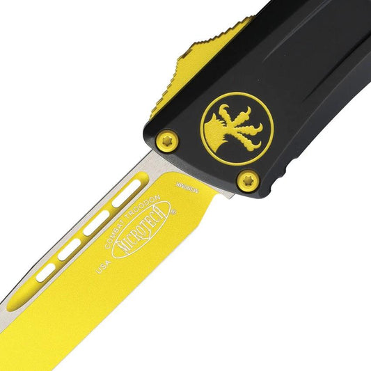 Microtech Auto Combat Troodon SE Gen III 1143-1CYSK Tactical Automatic Knife For Professionals by Microtech