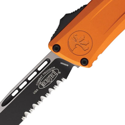 Microtech Auto Combat Troodon SE Gen III 1143-2OR Elite Automatic Tactical Knife For Collectors by Microtech
