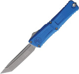 Microtech Troodon Auto Knife Gen III 1144 10APBL Apocalyptic M390 Blade Blue Handle For EDC Enthusiasts by Microtech