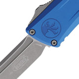 Microtech Troodon Auto Knife Gen III 1144 10APBL Apocalyptic M390 Blade Blue Handle For EDC Enthusiasts by Microtech