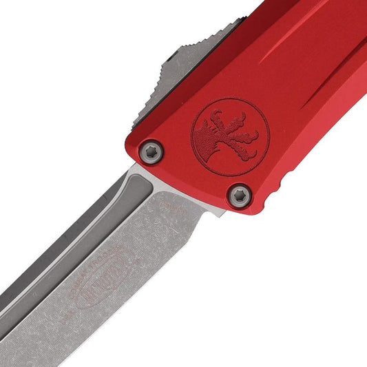 Microtech Auto Combat Troodon TE GenIII Auto Opening Knife For Tactical EDC Enthusiasts With Apocalyptic Finish by Microtech