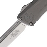 Microtech Auto Troodon T E Gen III Automatic Opening EDC Tactical Knife With 4 In Stonewash M390MK Blade