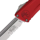 Microtech Auto Combat Troodon Gen III 1144-11RD Automatic Opening Tactical Knife With Red Handle For Tactical Pros by Microtech