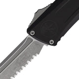 Microtech Troodon Auto Combat Knife Gen III 1144 12AP Bohler M390 Black Handle Glass Breaker For Tactical Pros by Microtech