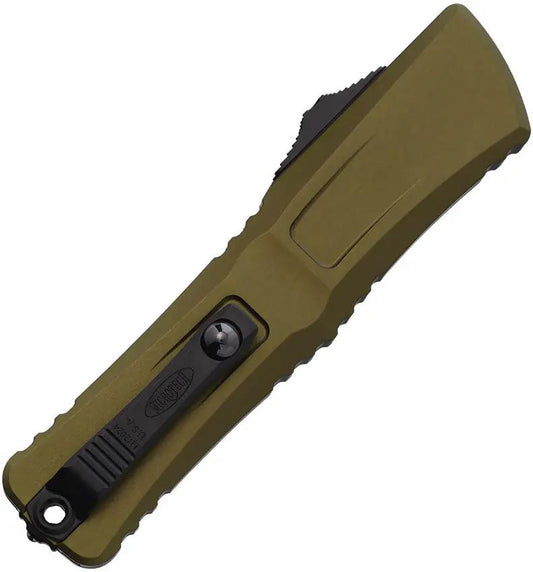 Microtech Auto Combat Troodon Gen III Tactical Knife With M390 Blade OD Green Handle For Collectors by Microtech