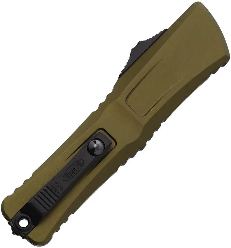 Microtech Auto Combat Troodon Gen III Tactical Knife With M390 Blade OD Green Handle For Collectors by Microtech