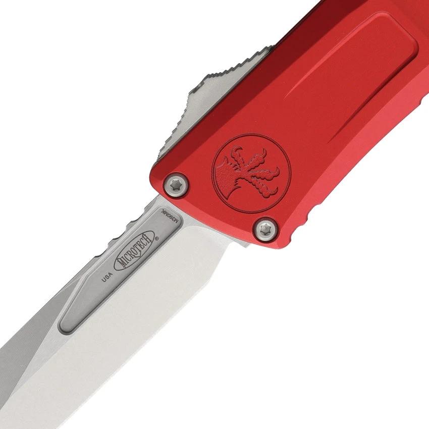Microtech Auto Combat Troodon Gen III 114610RD Automatic Knife Red Aluminum Handle Collectors Elite by Microtech
