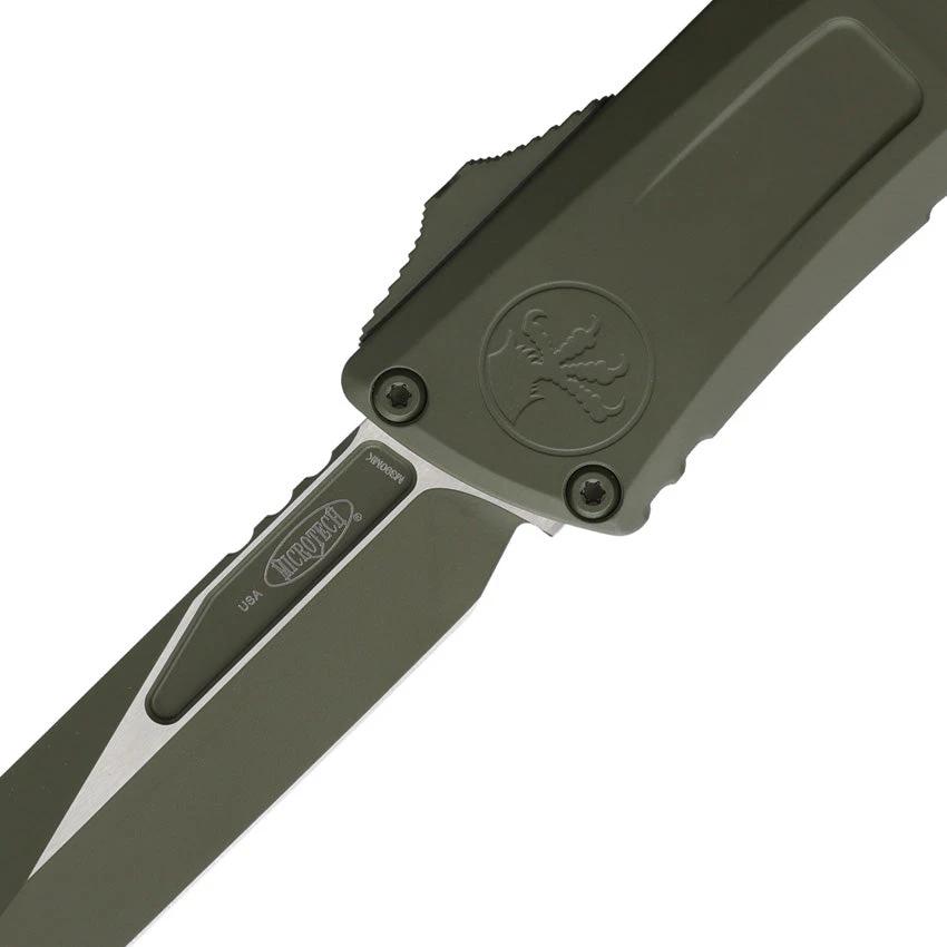 Microtech Auto Combat Troodon SE Gen III 1146-1COD EDC Knife For Collectors 4In M390 Bowie OD Green Cerakote by Microtech