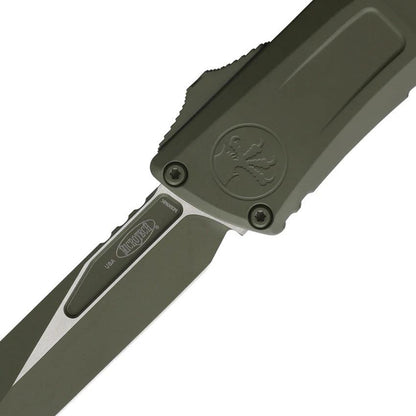 Microtech Auto Combat Troodon SE Gen III 1146-1COD EDC Knife For Collectors 4In M390 Bowie OD Green Cerakote by Microtech