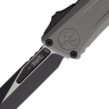 Microtech Auto Combat Troodon Knife Automatic Opening 4 Inch Blade M390 Two Tone Aluminum Handle For Tactical EDC by Microtech