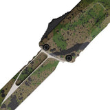 Microtech Troodon Auto Combat Knife GenIII Automatic Opening Camouflage Splatter Signature Series for EDC Enthusiasts by Microtech
