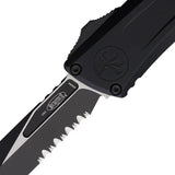 Microtech Auto Combat Troodon Gen III Tactical Knife 4in Blade Partially Serrated M390 Two Tone by Microtech