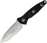 Microtech Socom Alpha Mini TE SW 114M10 Premium Tactical Fixed Blade Knife With M390 Full Tang Black G10 Handle by Microtech