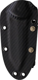 Microtech Socom Alpha Mini Tactical Knife DLC Coated Tanto Blade Carbon Fiber Handle Full Tang For Tactical Enthusiasts by Microtech