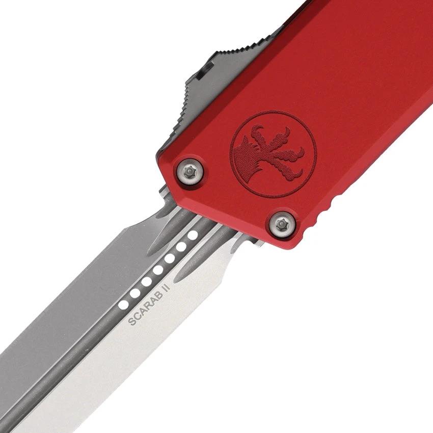 Microtech Auto Scarab II OTF Knife DoubleEdge M390 Executive by Microtech