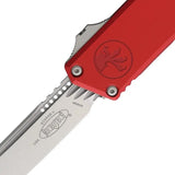 Microtech Auto Scarab II OTF Knife Gen III 1177 10RD Red Aluminum Handle Glass Breaker Premium EDC Tactical by Microtech