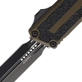 Microtech Scarab II OTF Auto Knife Gen III OD Green Aluminum Handle M390 Blade Glass Breaker For EDC Enthusiasts by Microtech