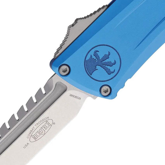 Microtech Auto Combat Troodon Intercepto Knife 1217 10BLS Auto Open Tactical EDC For Pros by Microtech