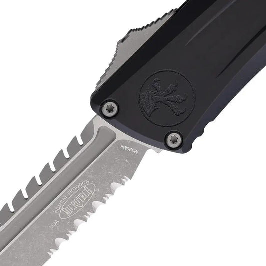 Microtech Auto Combat Troodon Intercepto 1217-11APS Automatic Opening EDC Tactical Knife by Microtech