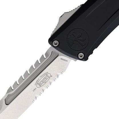 Microtech Auto Combat Troodon Intercepto 1217 11S Automatic Knife For Tactical EDC Enthusiasts With 4in M390MK Blade by Microtech