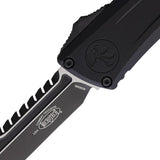 Microtech Auto Open Tactical Troodon Intercepto 1217-1TS Bohler M390MK Black Aluminum Handle For Tactical Collectors by Microtech