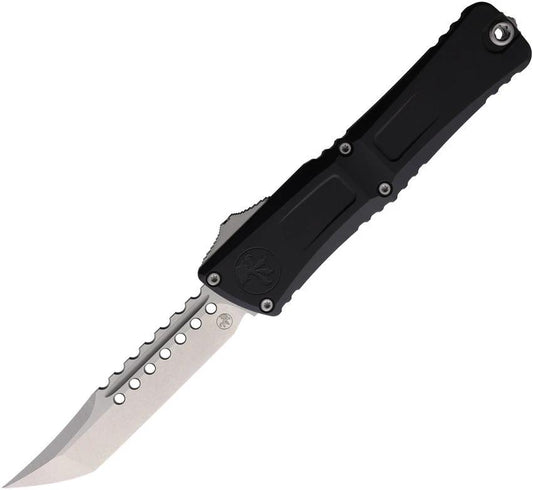 Microtech Auto Combat Troodon Hellhound Tactical Knife 5.5in Closed 4in Stonewash Tanto For EDC Enthusiasts Elite