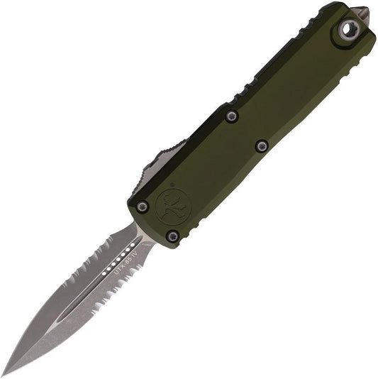 Microtech UTX-85 Double Edge Gen IV OTF Knife With Rapid One Handed Deployment For Tactical Pros by Microtech