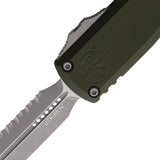 Microtech UTX 85 Auto D E Gen IV OTF Knife For Tactical Enthusiasts With Automatic Opening And Serrated M390 Blade by Microtech
