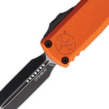 Microtech UTX-85 Auto OTF Knife With M390MK Dagger Blade Orange Aluminum Handle Glass Breaker For EDC Pros by Microtech