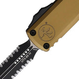 Microtech UTX 85 Auto Knife Dagger Blade Partially Serrated Gen IV M390MK Tactical EDC Glass Breaker by Microtech