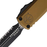 Microtech UTX 85 Auto Gen IV Tactical EDC Knife With Double Edge Serrated Bohler M390MK Blade by Microtech