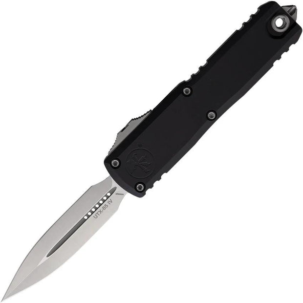 Microtech UTX 85 Auto OTF Knife Gen IV with Dagger Blade M390MK Satin Finish for Knife Enthusiasts