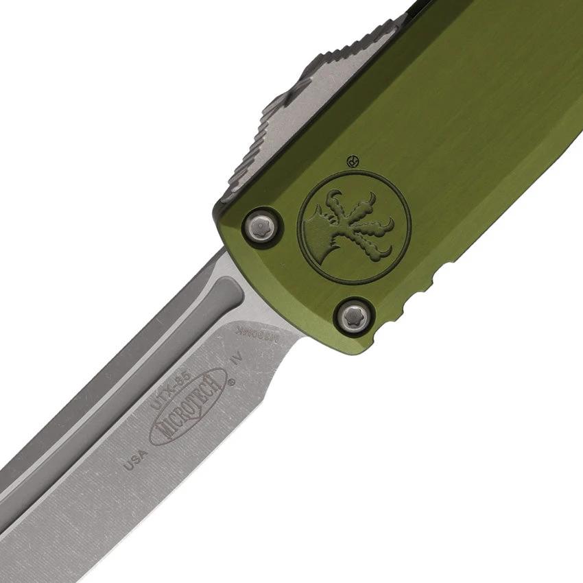 Microtech UTX85 Auto Knife Gen IV OTF Tanto for Tactical Enthusiasts Premium High Performance EDC by Microtech